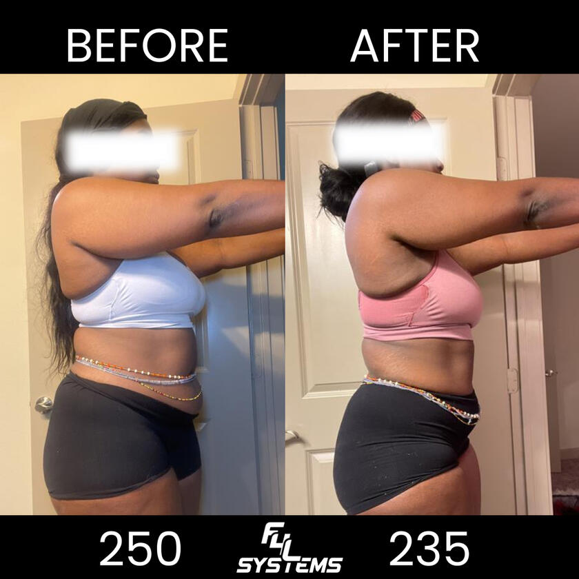 "Meet Shelby: Consultant & MBA! In 12 weeks, she went from 250 lbs to 235—without starving herself. With the right plan, she went from feeling overwhelmed to waking up energized and ready to conquer the day."