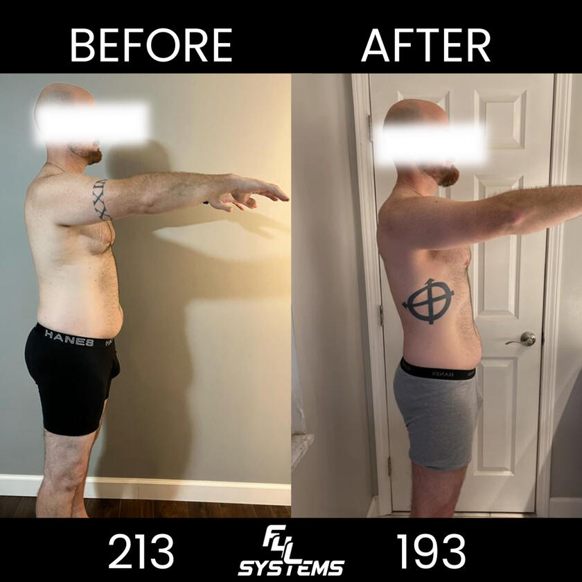 "Meet Will: 42, husband, father of 2, and owner of 4 businesses. For years, Will prioritized everything but his health. At 217 lbs, he knew he needed change. In 14 weeks, he: 🔥 Lost 27 lbs 💪 Stopped drinking & reduced anxiety ⚡ Became a better husband,